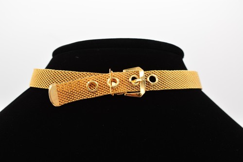 Vintage choker necklace mesh - vintage,