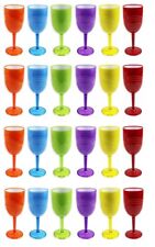 Coloured Plastic Wine Glasses