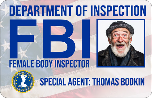 Personalised funny fbi fake - funny,