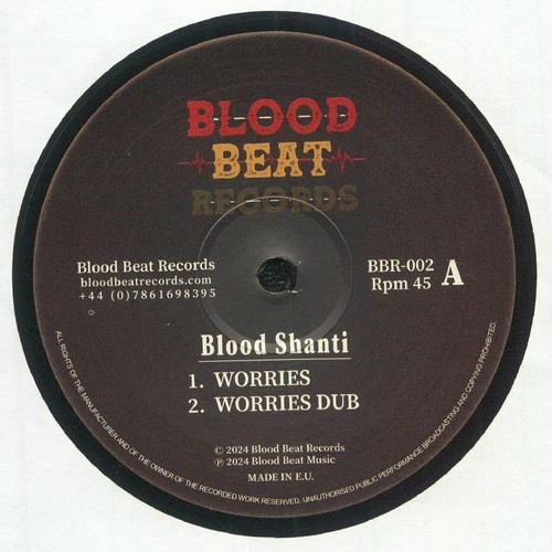 Blood shanti worries vinyl - -,