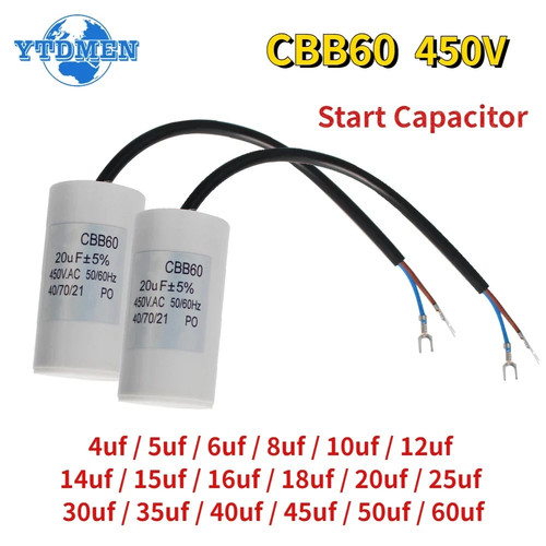 Cbb60 run capacitor - capacitor, 450v