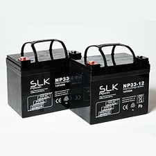 2 PACK 12v 33AH AGM Mobility
