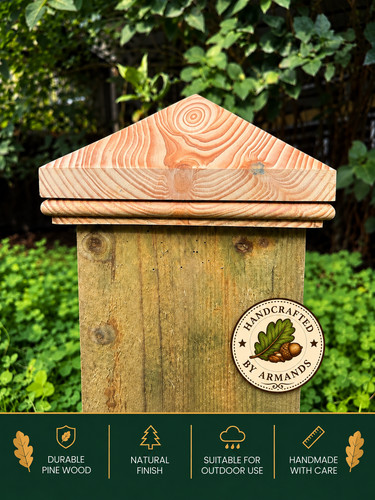242mm temple pyramid wood - pyramid,