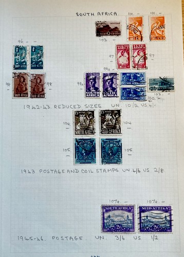 South africa stamps old - africa,