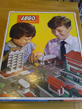 VINTAGE 1962-1967 LEGO TOWN PLAN, BOXED, COMPLETE, ORIGINAL, RARE FIND