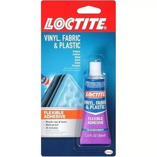 Loctite: Vinyl, Fabric & Plastic Transparent Flexible Adhesive, 1 fl oz