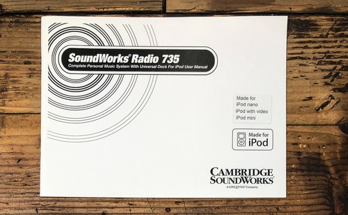 Cambridge soundworks model - soundworks, 735