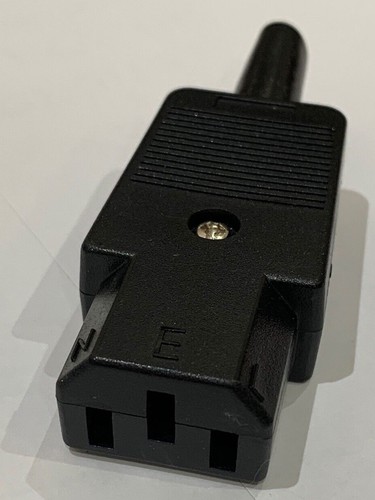 Iec female socket 10a - socket, mains