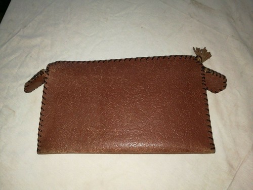 Vintage leather satchel - vintage,
