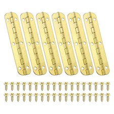 6 Pack Small Piano Hinge 2.6"