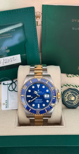 Rolex submariner blue - blue, men's