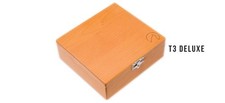 Wooden Rolling Box for Papers Tips Filters 17cm x 15cm x 5cm Wolf Box Deluxe T3