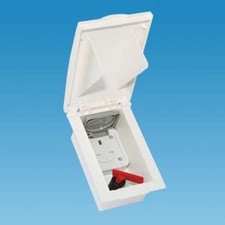 White 13A 230V EXTERNAL SOCKET