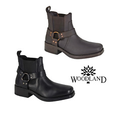 Woodland Mens Biker Leather