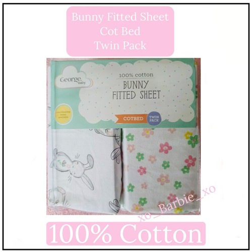 Baby bunny fitted sheet - bunny,
