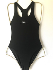 Girls Black SPEEDO Racing Back
