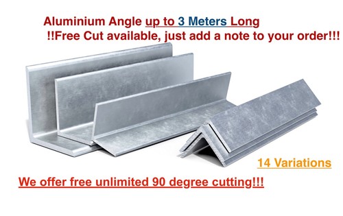 Aluminium angle 15mm - aluminium, 20mm