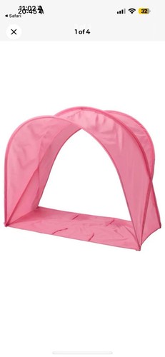 Ikea pink bed tent sufflett - pink,