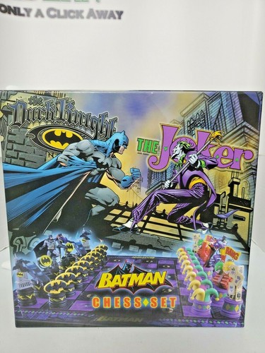 Batman chess set dark - chess,
