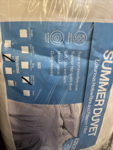 Superking duvet new - new, tog