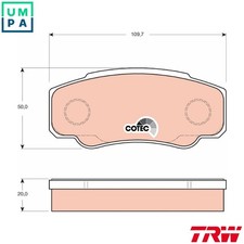 BRAKE PAD SET DISC BRAKE
