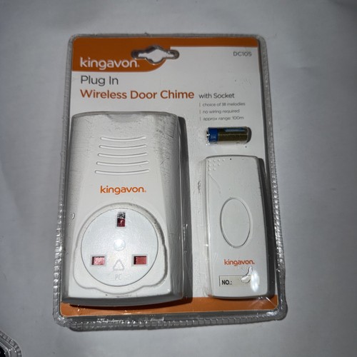 Plug wireless door chime - door,