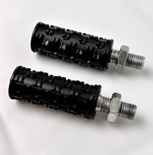 Mongoose BMX Pegs Freestyle, Platforms, Standers, Spinner - Old School BMX BLACK