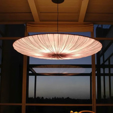 RRP: £449.00 - Silk 80cm Japanese Ceiling lights - Daisy Aston