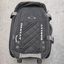 Oakley 40L Black Carry On Roller Travel Bag Luggage Suitcase Y2K Opium Tactical