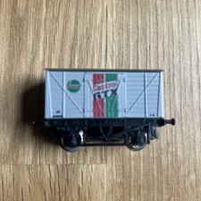Lima N Gauge Single Vent Box Van for CASTROL GTX MISSING COUPLINGS Grey