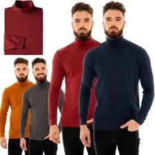 Mens Roll Neck Jumper