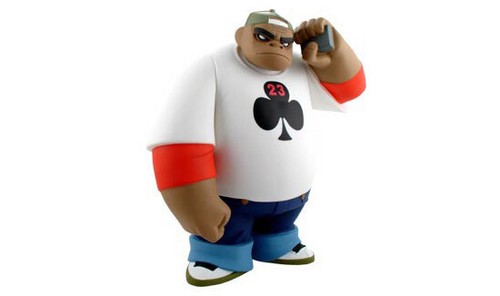 Kidrobot gorillaz black - gorillaz,