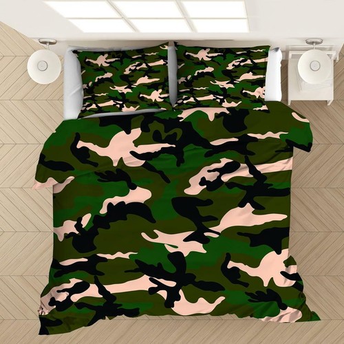 Camouflage duvet quilt cover - duvet,