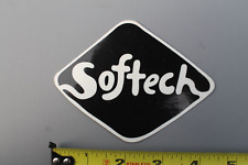 Softech Soft Top Surfboards Surftech Black White OG V52A Vintage Surfing STICKER