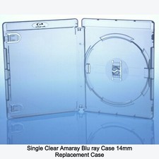 10 Single Clear Blu ray Case