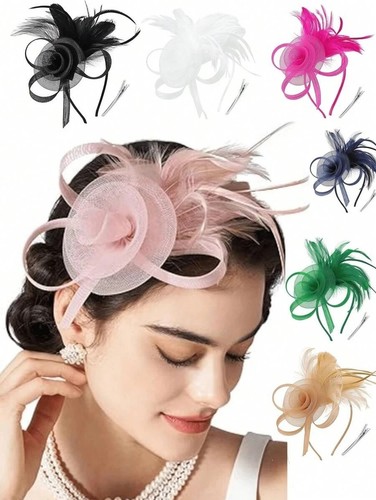 Large fascinator women - fascinator, women's