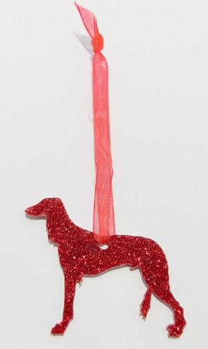 Saluki dog style glitter - a,