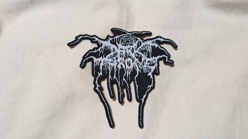 Dark throne logo sew patch - throne, on