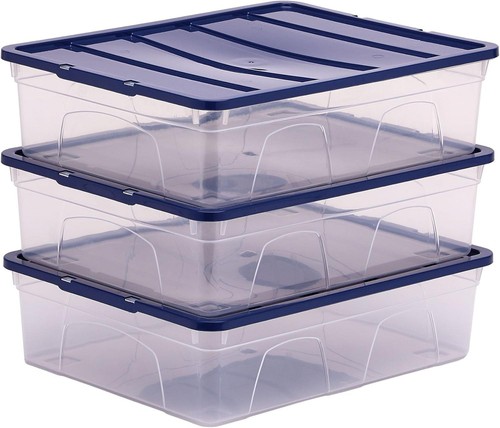 Plastic storage box with - plastic,