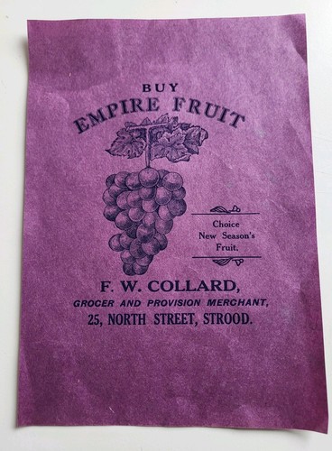 Antique advertising sheet - , a4