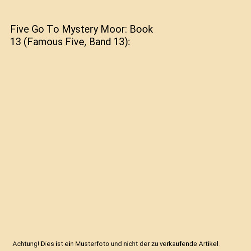 Five mystery moor - five, to