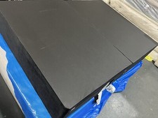 DOUBLE DIVAN BASE 2 DRAWERS 135cm BLACK PLATFORM TOP