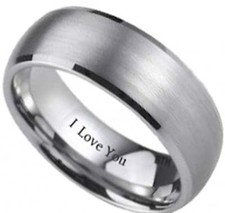 8mm TITANIUM Mens Wedding