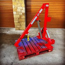 HYDRAULIC Tractor Crane Attachment (SWL - 1000KG) C/w Swivel Hook & D-Shackle