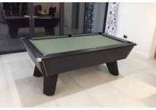 New Cry Wolf Matt Black Tournament Slate Pool Table | 7ft | *HomePoolTables*