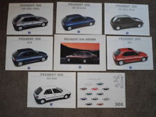 PEUGEOT 306 SEDAN orig 1994 UK Mkt Sales Brochure + Insert Folders etc