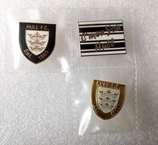 3x Hull FC Rugby League Badges