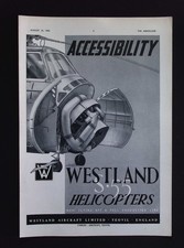 Original 1953 Advert Westland S.55 Helicopters Accessibility