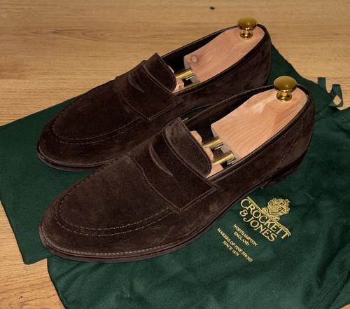 Crockett jones brown suede - crockett,