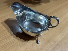 A Solid Silver Sauce Boat 1907
